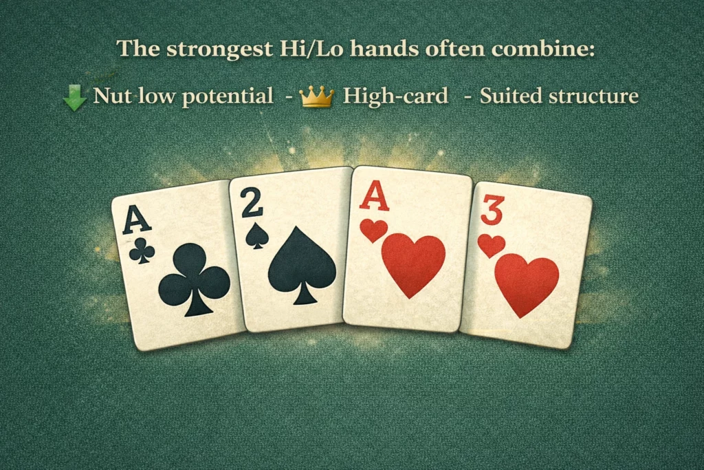 Omaha Hi/Lo Pre-Flop Tips